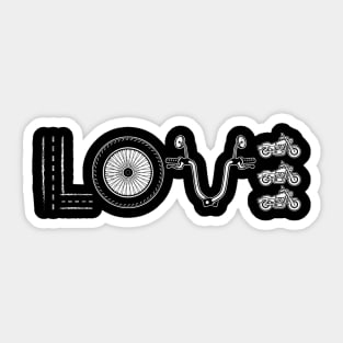 Love Bikes - Motorbike Sticker